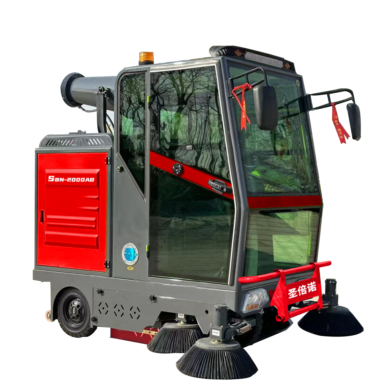 SBN-2000AB Ride-On Floor Sweeper for Large Area Cleaning - Image 2