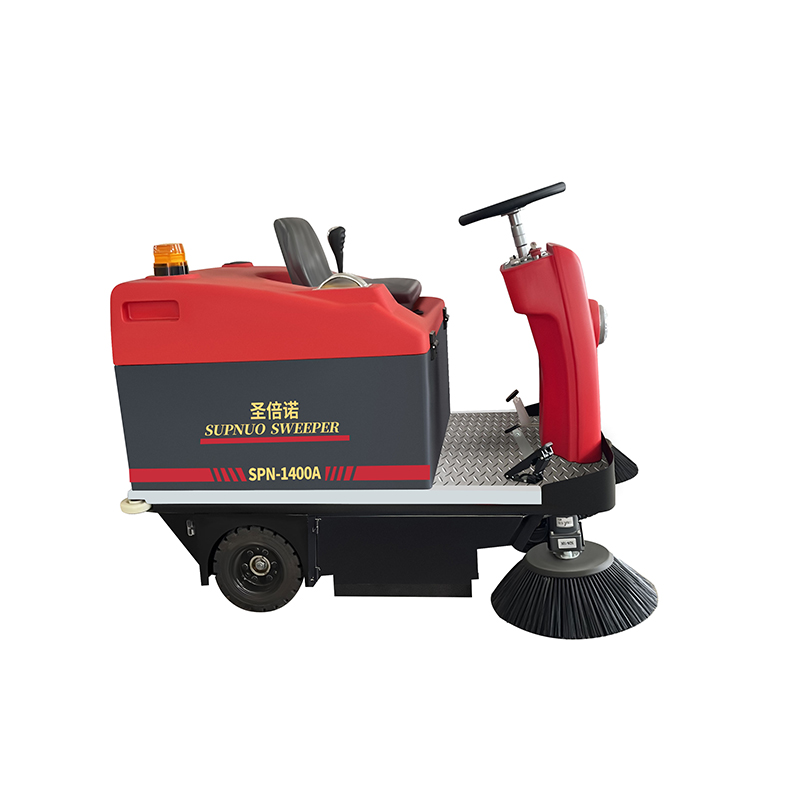 SBN-1400A Mini Ride-on Floor Sweeper for Warehouses, Factories & Parking Lots - Image 5